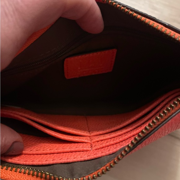 Joy Susan Vibrant Orange Clutch - Picture 3 of 7